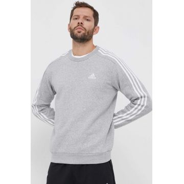 adidas bluză bărbați, culoarea gri, cu model IJ6470