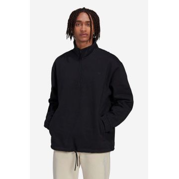 adidas Originals bluză barbati, culoarea negru, neted HK0311-black