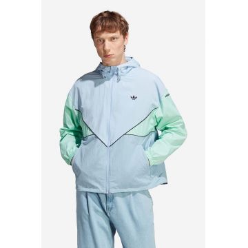 adidas Originals geacă barbati, de tranzitie, oversize HR8934-BLUDAW/AMB