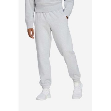 adidas Originals pantaloni de trening culoarea gri, neted HB7503-grey