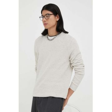 American Vintage pulover barbati, culoarea bej, light