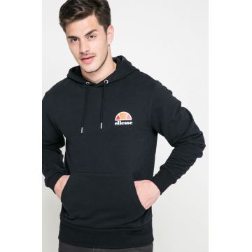 Ellesse bluză barbati, culoarea negru, cu glugă, cu imprimeu shs02216-athlGREY