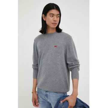 Levi's pulover de lana barbati, culoarea gri