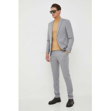 Lindbergh costum barbati, culoarea gri, modelator