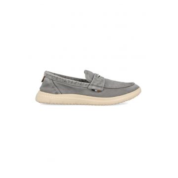 Mocasini din material textil