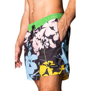 Pantaloni scurti de baie cu model floral