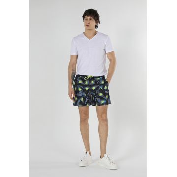 Pantaloni scurti de baie - slim fit - cu model