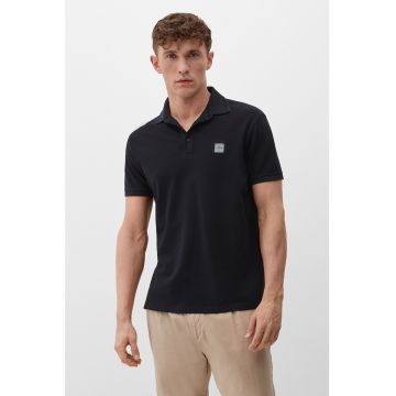 Tricou polo din bumbac cu detaliu logo