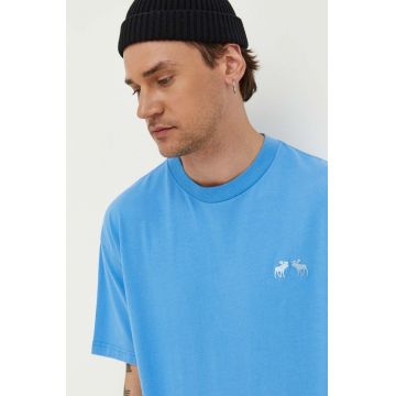 Abercrombie & Fitch tricou din bumbac neted