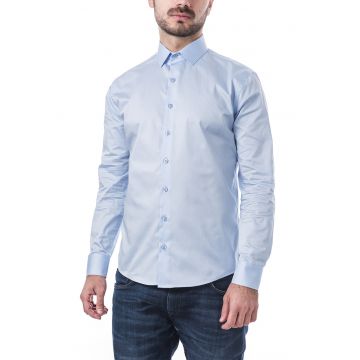 Camasa slim fit cu guler ascutit