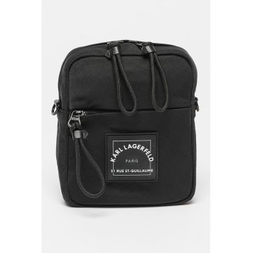 Geanta crossbody cu aplicatie logo Rue St Guillaume