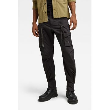 Pantaloni cargo cu talie medie
