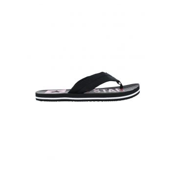 Papuci flip-flop de material textil