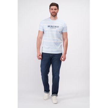 Tricou cu decolteu la baza gatului - din bumbac