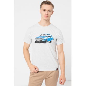 Tricou cu imprimeu Old Dacia