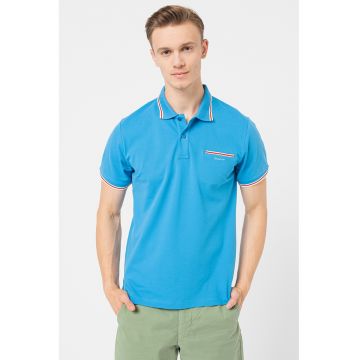 Tricou polo cu buzunar pe piept