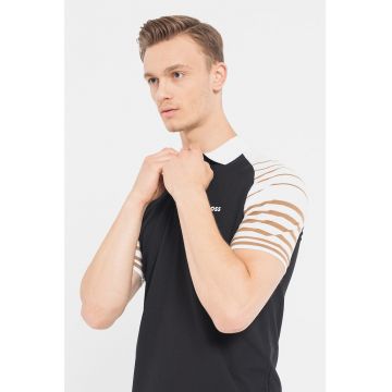 Tricou polo cu maneci raglan Paule