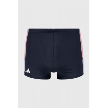 adidas Performance costum de baie Block culoarea albastru marin