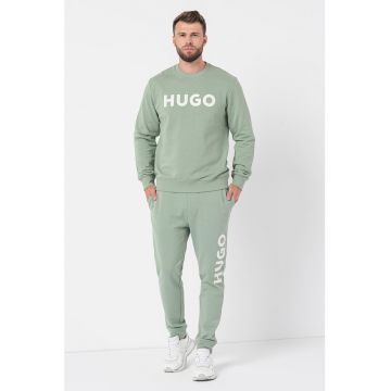 Bluza sport de bumbac cu imprimeu logo Dem