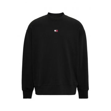 Bluza de trening relaxed fit cu decolteu la baza gatului