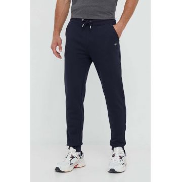 Gant pantaloni de trening culoarea albastru marin, melanj