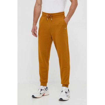 Gant pantaloni de trening culoarea maro, melanj