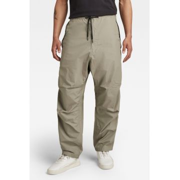 Pantaloni relaxed fit de bumbac