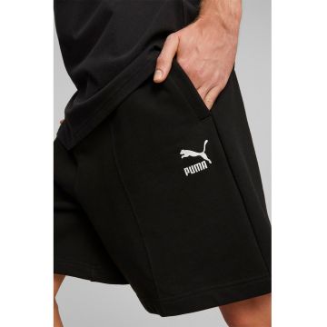 Pantaloni scurti cu detaliu logo brodat Classic Pintuck