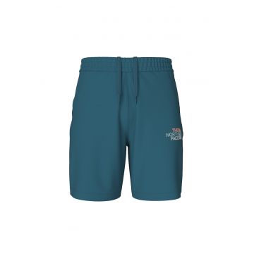 Pantaloni scurti cu snur si logo