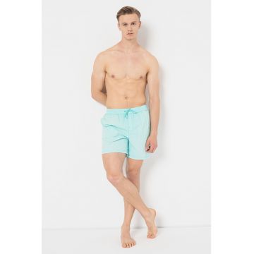 Pantaloni scurti de baie cu snur in talie Pantaloni scurti de baie cu snur in talie