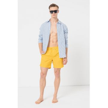 Pantaloni scurti de baie cu snur in talie Pantaloni scurti de baie cu snur in talie