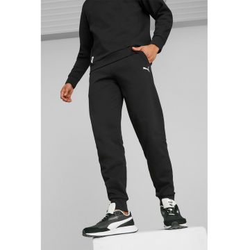 Pantaloni sport din amestec de bumbac cu imprimeu logo discret Pantaloni sport din amestec de bumbac cu imprimeu logo discret
