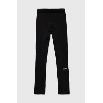 Reebok leggins de antrenament Workout Ready culoarea gri