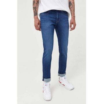 Tommy Jeans jeansi Scanton barbati, culoarea albastru marin