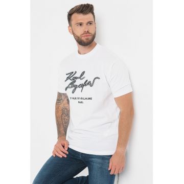 Tricou cu broderie logo