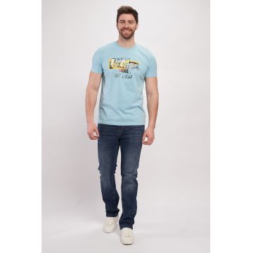 Tricou de bumbac cu logo