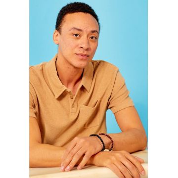 Tricou polo cu buzunar pe piept pentru plaja Tricou polo cu buzunar pe piept pentru plaja