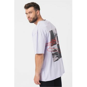 Tricou supradimensionat de bumbac organic Dateboard Tricou supradimensionat de bumbac organic Dateboard