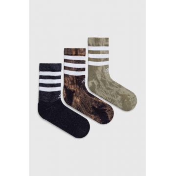 adidas sosete 3-pack culoarea maro