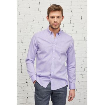 Camasa Oxford din amestec de in Camasa Oxford din amestec de in