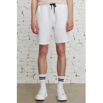 Pantaloni sport scurti cu snur de ajustare in talie