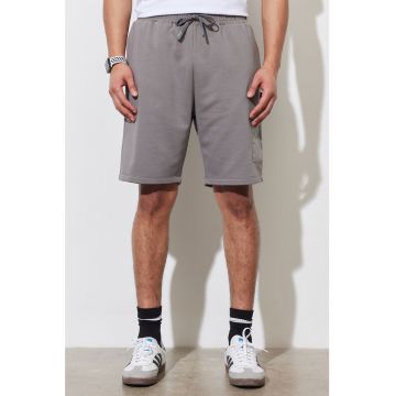 Pantaloni sport scurti din amestec de bumbac