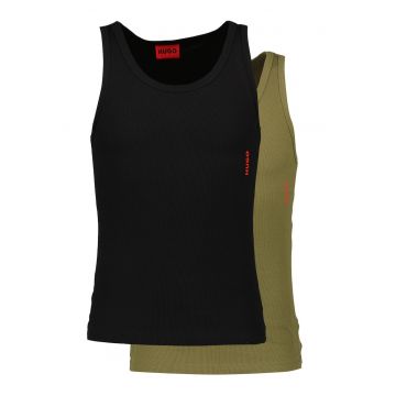 Set de topuri slim fit de casa - 2 piese