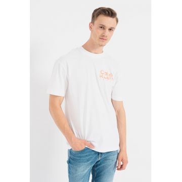Tricou cu imprimeu logo pe partea din spate