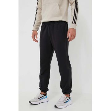adidas Originals pantaloni de trening din bumbac culoarea negru, neted