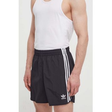 adidas Originals pantaloni scurți Adicolor Sprinter bărbați, culoarea negru HS2069