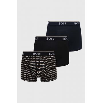 BOSS boxeri 3-pack barbati, culoarea negru