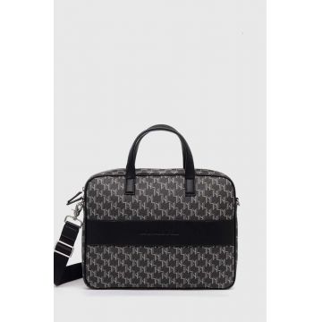 Karl Lagerfeld geanta laptop culoarea negru