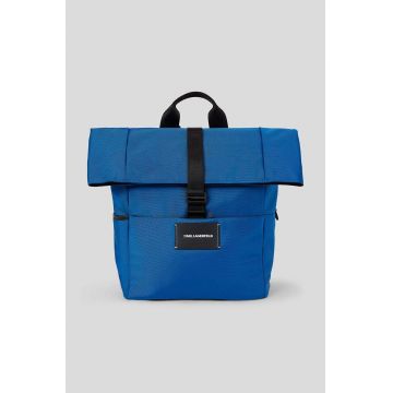 Karl Lagerfeld rucsac barbati, culoarea albastru marin, mare, neted