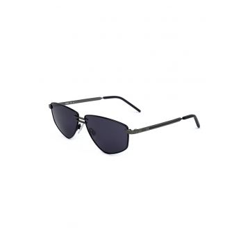 Ochelari de soare hexagonali cu rama metalica